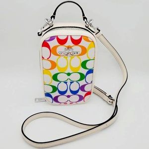 beautiful brand new pride collection coach bag